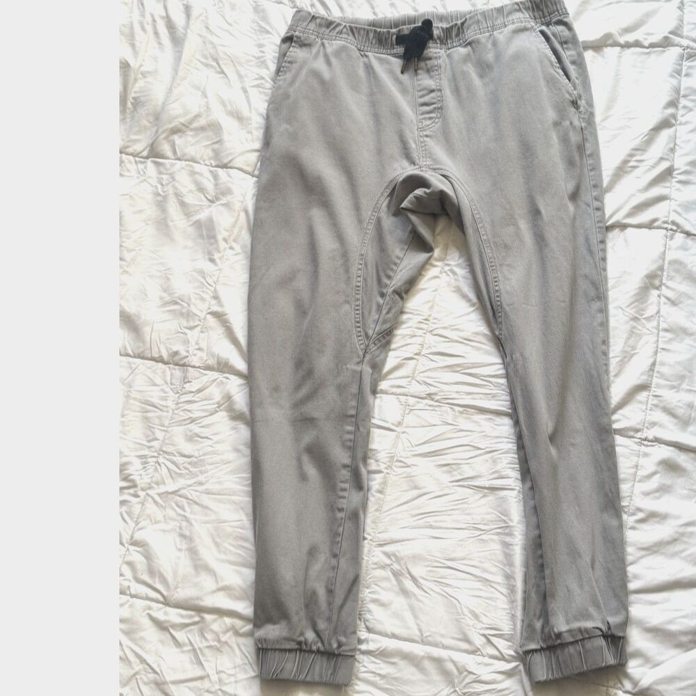 Southpole WT02 Gray Jogger Pants Men’s XL Elastic Waist Chino Stretch